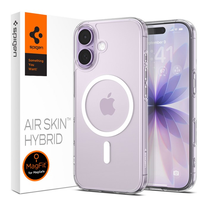 슈피겐 맥세이프 에어스킨하이브리드맥핏 휴대폰 케이스 ACS09973 - 맥세이프 케이스