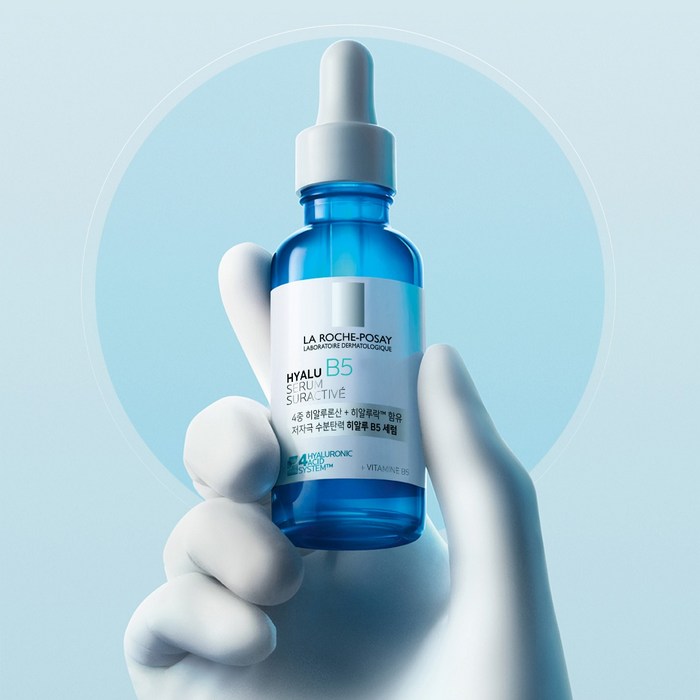 라로슈포제 히알루 B5 수분탄력 세럼 + 화장솜 30매, 50ml 후기 분석 - 제품 제형 테스트