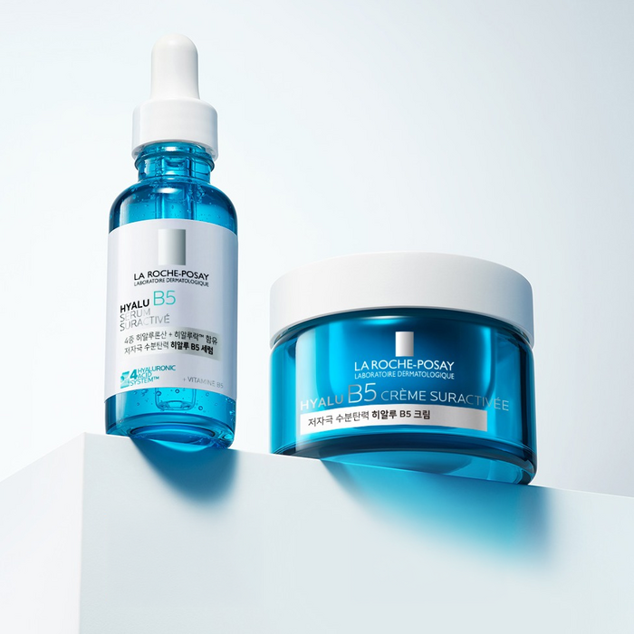 라로슈포제 히알루 B5 수분탄력 세럼 + 화장솜 30매, 50ml 후기 분석 - 사용 후 피부 광채