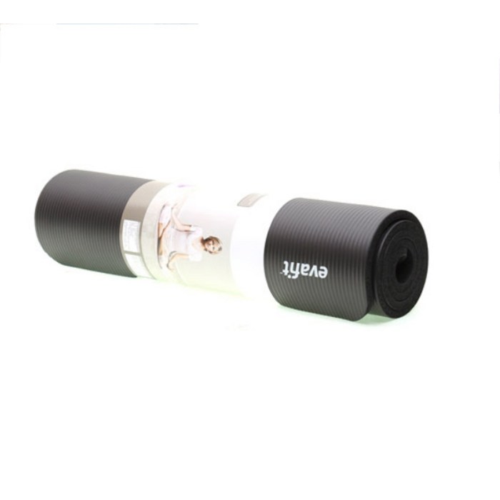 에바핏 NBR 프리미엄 요가매트 20mm, 챠콜 후기 분석 - 매트 두께 및 질감 상세