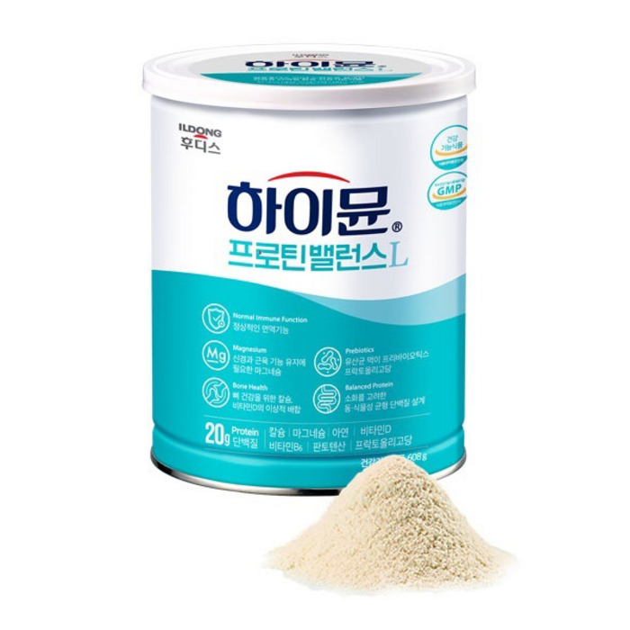 하이뮨 프로틴 밸런스 L 캔, 608g 후기 분석 - 영양 성분 상세 정보