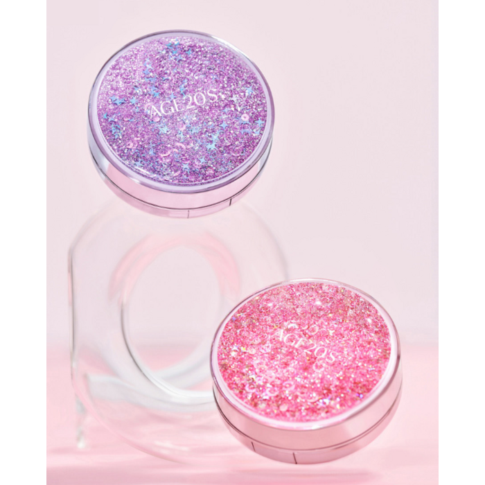 에이지투웨니스 샤이닝 드롭 에디션 뉴오리지널 에센스 커버 팩트 케이스 + 리필 12.5g x 3p, 21호 핑크라떼 후기 분석 - 샤이닝 드롭 에디션 패키지 외관