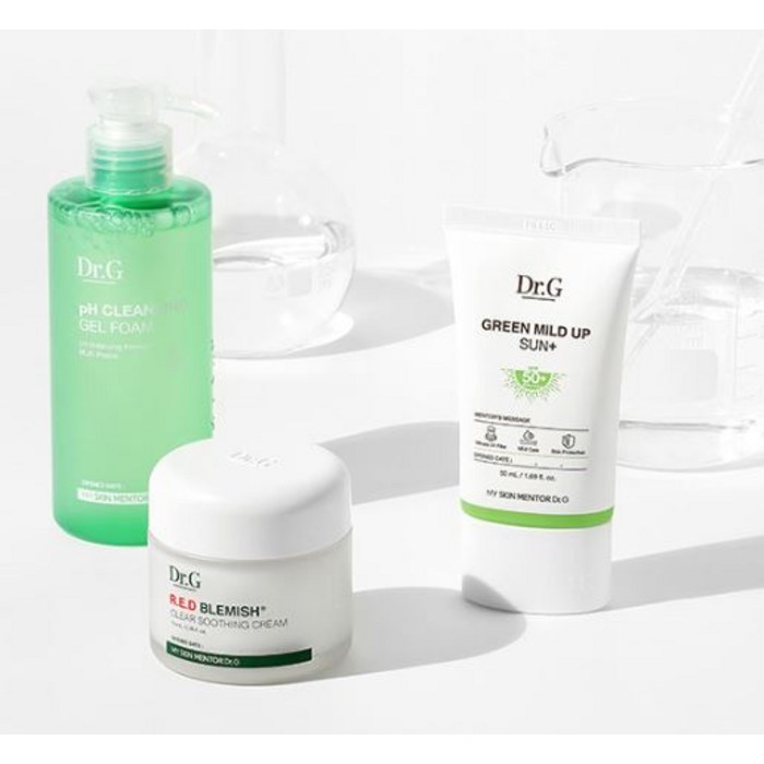 닥터지 레드 블레미쉬 시카 수딩 크림, 50ml 후기 분석 - 제품 전체 구성 컷