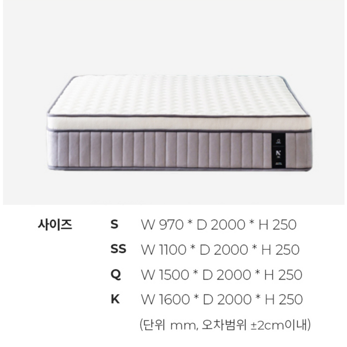 웰퍼니쳐 모비딕 포켓 필로우탑 매트리스, 250mm 후기 분석 - 종합 만족도 요약
