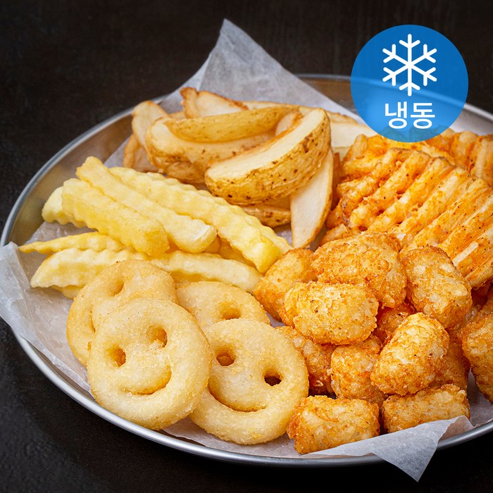 쿡생 모듬감자 (냉동), 1kg, 1개 - 감튀 모임