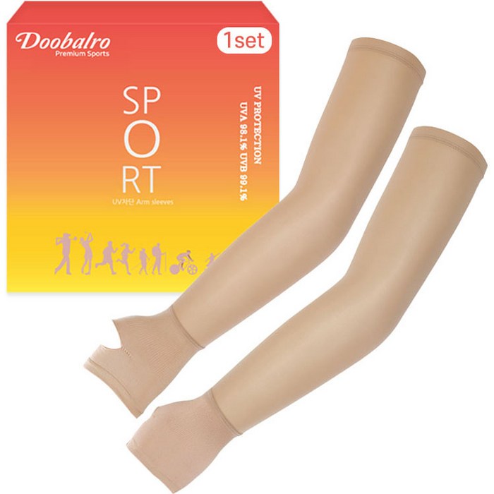 Two feet UV protection sports shellon cool toshi hand back cover type 2p