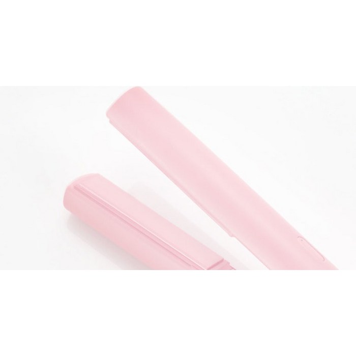 유닉스 충전용 무선 플랫 고데기, PASTELPINK 후기 분석 - 스타일링 연출 이미지