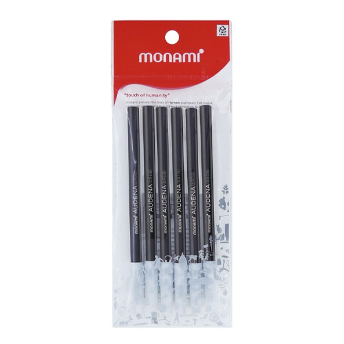 Monami Adena 6p, Black, 1 piece