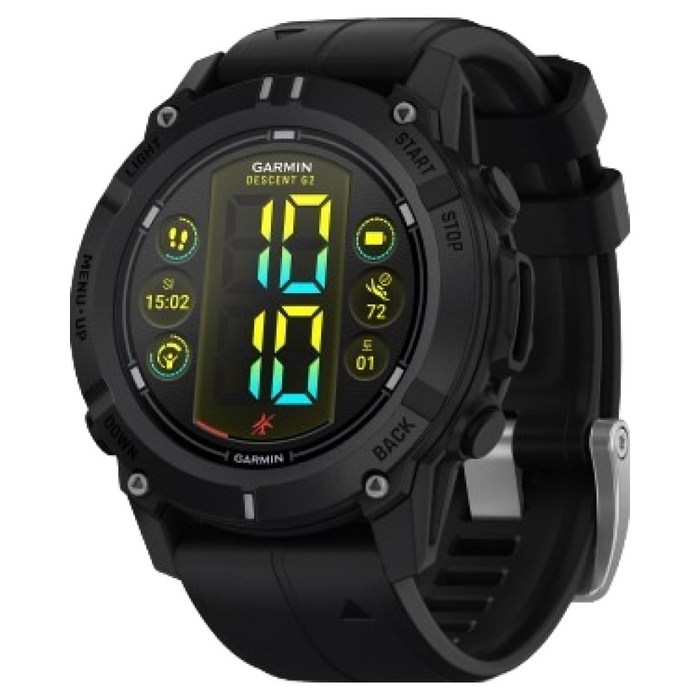 가민 디센트 G2 다이브 컴퓨터 GPS 스마트워치, 블랙, 30.4mm, GPS + 블루투스 - 가민 워치