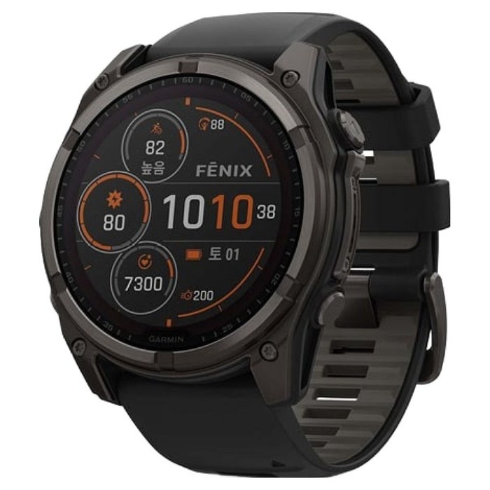 가민 피닉스 8 솔라 아웃도어 스마트워치, 카본그레이, 51mm, GPS + 블루투스 - 가민 워치