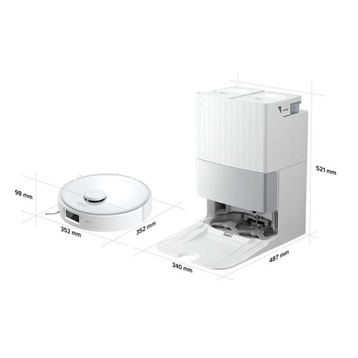 로보락 로봇청소기 Qrevo EdgeC, 화이트 후기 분석 - 박스 개봉 및 전체 구성품