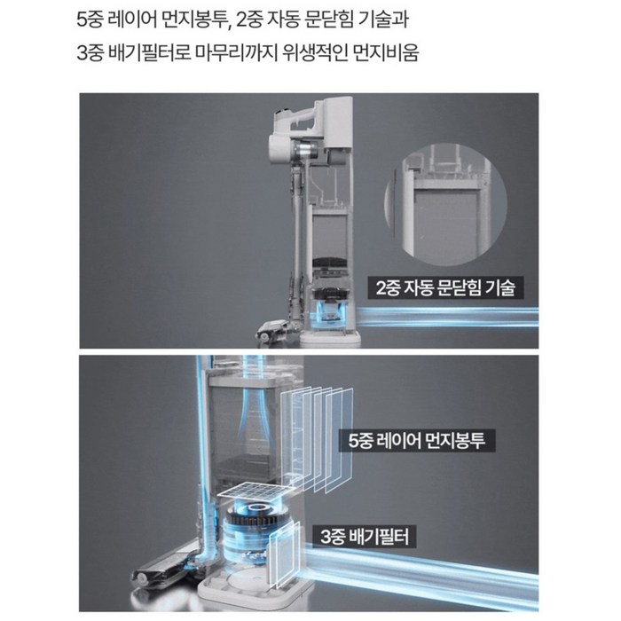 캐치웰 CX PRO 매직타워 N 무선청소기 + 물걸레 키트 세트 CX PRO N, 알리숨 화이트 후기 분석 - 물걸레 패드 부착면