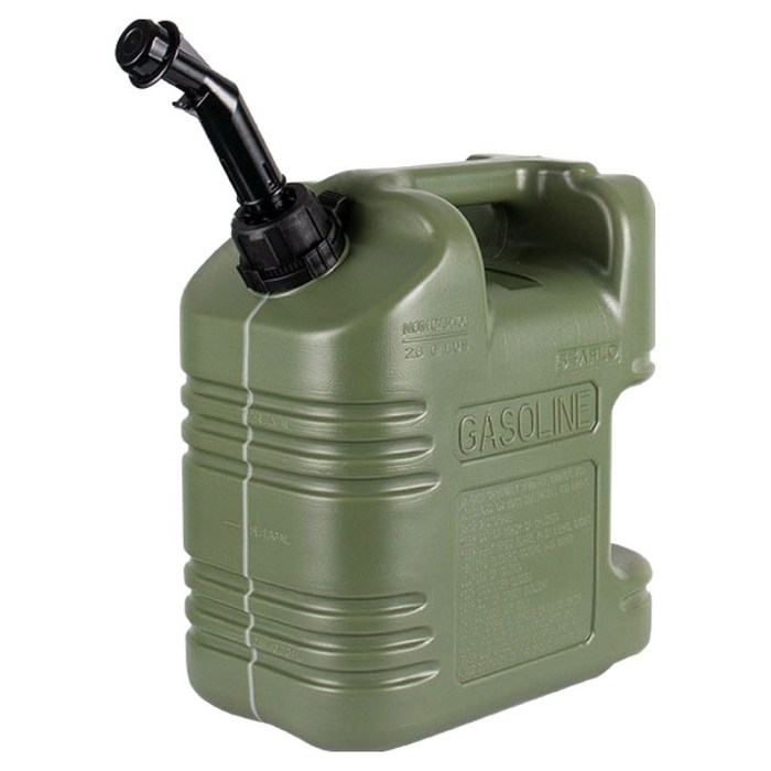 씨플로 올스타 제리캔 캠핑 기름통 10L, 카키, 1개 - 석유통