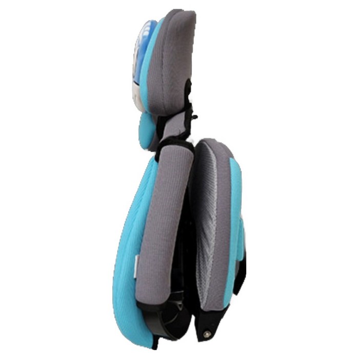 카이프 주니어용 마블 프리미엄 휴대용 카시트 일체형 ISOFIX, 스파이더맨 후기 분석 - 장착 예시