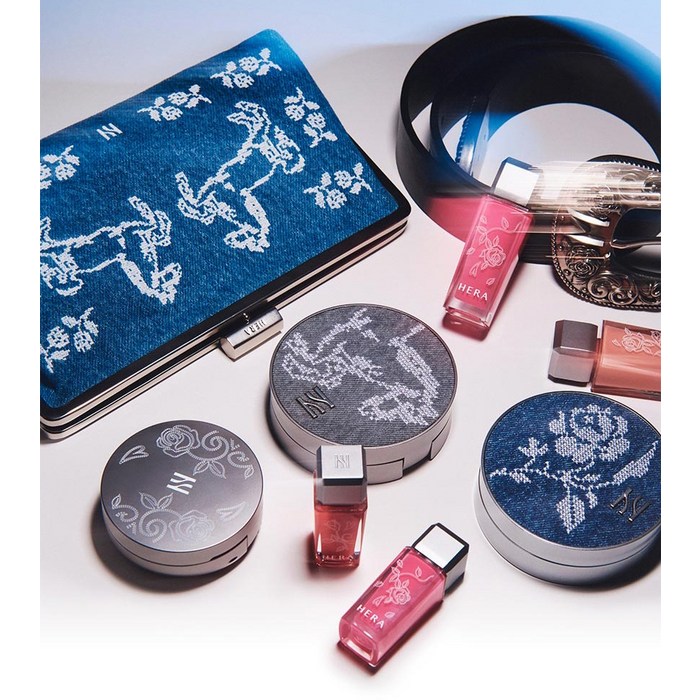 헤라 마크공 온더고 룩키트 4종 세트 블랙 후기 분석 - 쿠션 근접샷