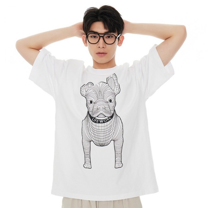 라이프워크 남녀공용 BIG LADOK LOGO 티셔츠 LW245TS990