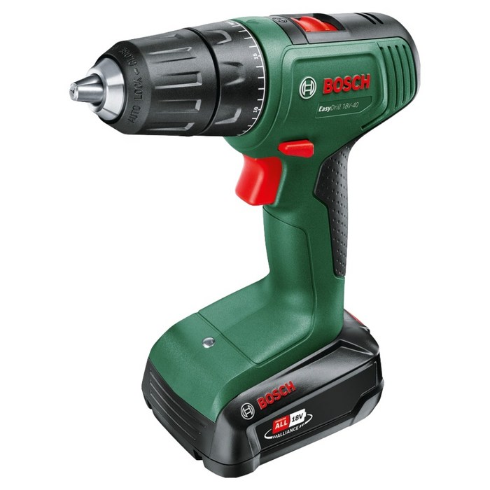 보쉬 충전 드릴드라이버 EasyDrill 18V-40_06039D80B0, 1개