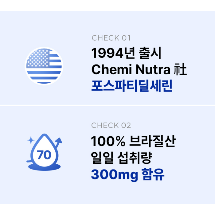 위바이옴 정품 두뇌엔 닥터PS 70 포스파티딜세린 30p, 60g 후기 분석 - 패키지 박스 전체컷