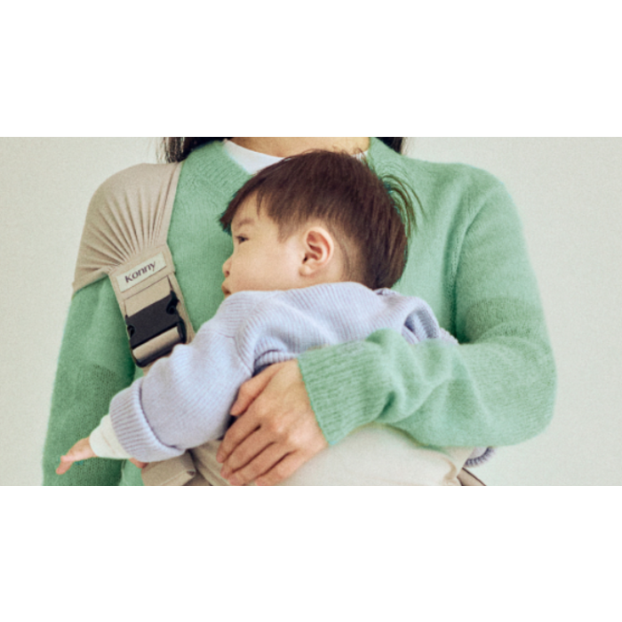 코니 듀얼 서포트 사이드 힙시트 아기띠, 그레이베이지 후기 분석 - 아기 착용 컷 및 골반 밀착 자세