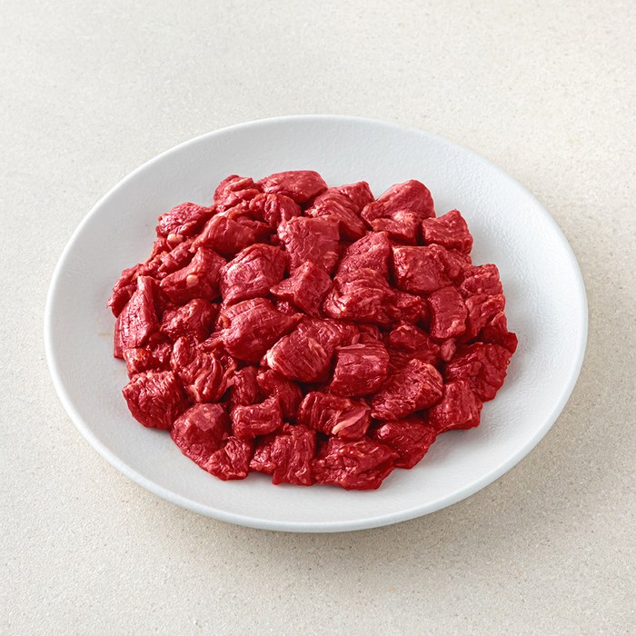 한우 무항생제 1등급 정육 세절 국거리용 (냉장), 300g, 1개
