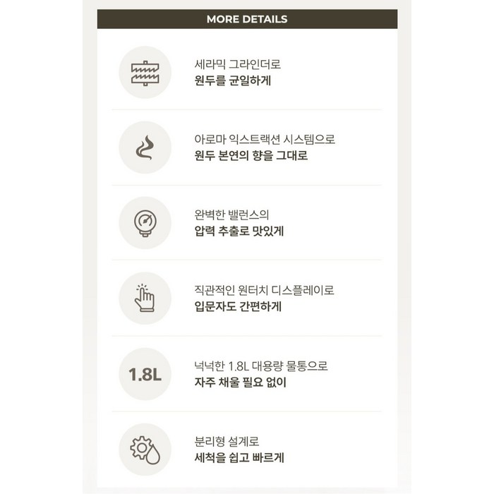 필립스 1200 전자동 에스프레소 커피머신 + 밀크 스팀봉, EP1221/69 후기 분석 - 원두 투입구 및 그라인더