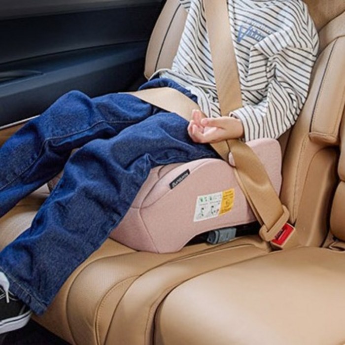 순성 버디 프로 부스터 ISOFIX 주니어 카시트, 실버베이지 후기 분석 - 후면 구조