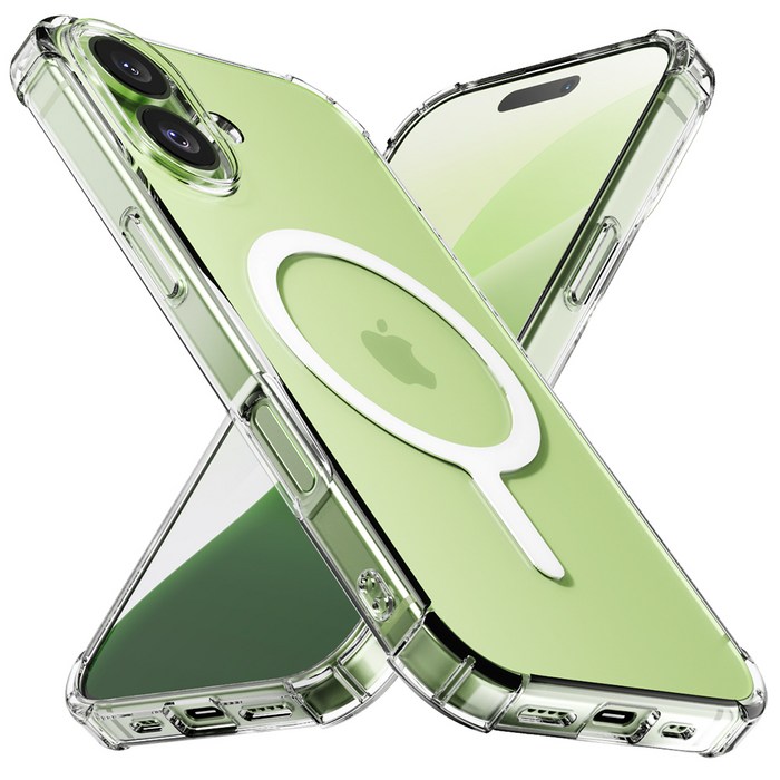 신지모루 맥세이프 범퍼 강화 4DX 에어팁 젤리 휴대폰 케이스 - 맥세이프 케이스