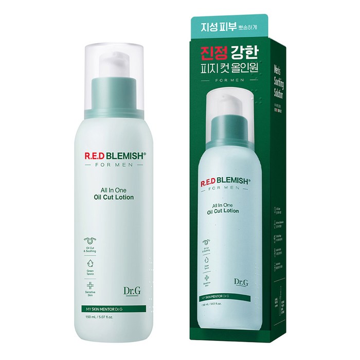 Dr. G Red Blemish for Men Oil Cut Lotion All-in-One, 150ml, 1 Piece