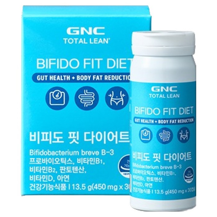 GNCTOTALLEAN 비피도 핏 다이어트 유산균, 30정, 1개