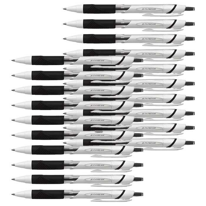 제트스트림 볼펜 0.5mm SXN-150, 블랙, 20개 - 필기감 좋은 볼펜