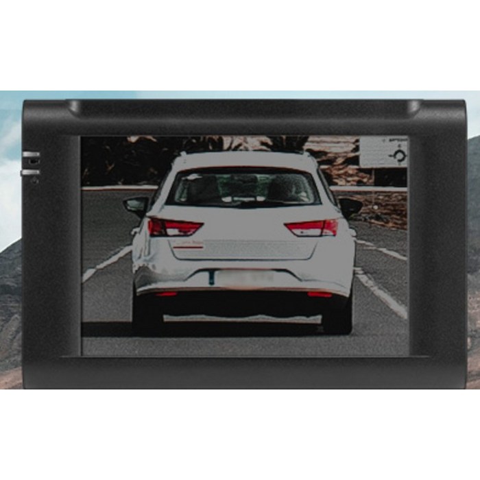 파인뷰 전후방 FHD HD 2채널 블랙박스 X6 POWER, 32GB 후기 분석 - 제품 후면 디스플레이