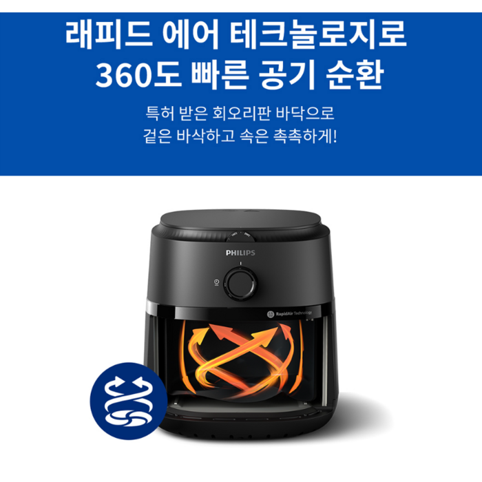 필립스 1000 시리즈 에어프라이어 6.2L 상세3