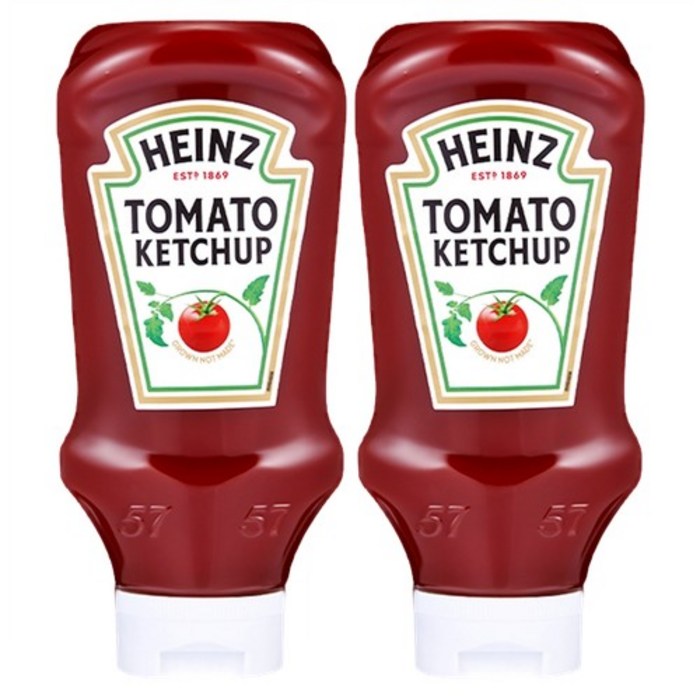 하인즈 토마토 케찹, 650g, 2개 - 감자튀김 소스