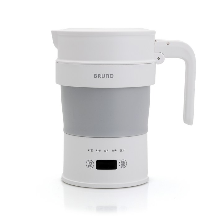 BRUNO 여행용 접이식 주전자 0.7L + 파우치 세트, BFK-2407 후기 분석 - 주전자 수동 전압 전환 스위치