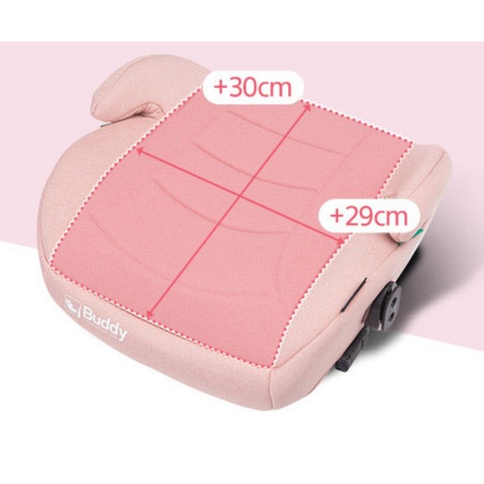 순성 버디 프로 부스터 ISOFIX 주니어 카시트, 실버베이지 후기 분석 - 전체 정면 샷