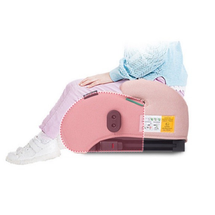 순성 버디 프로 부스터 ISOFIX 주니어 카시트, 실버베이지 후기 분석 - 측면 안전 로고