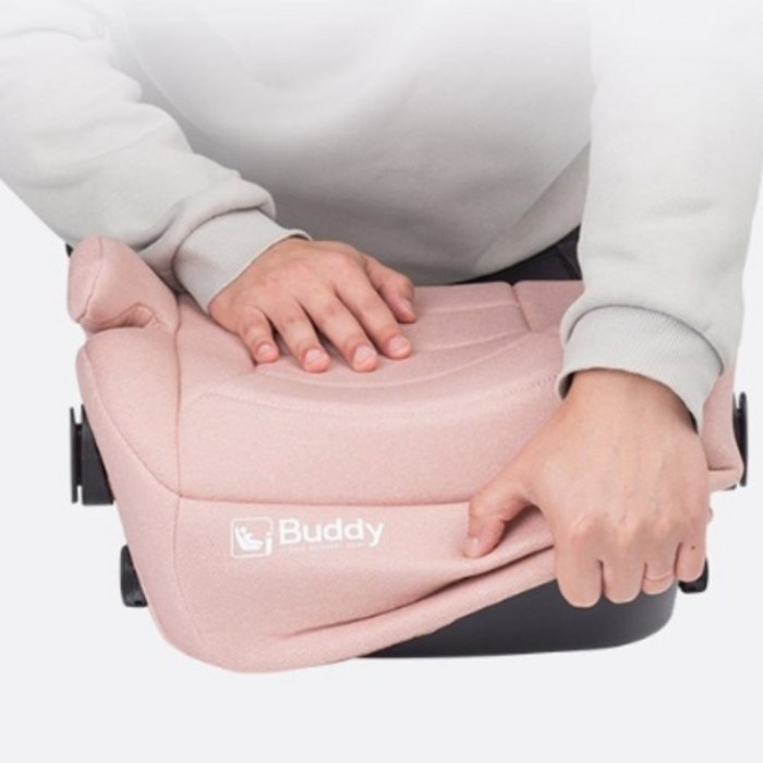 순성 버디 프로 부스터 ISOFIX 주니어 카시트, 딥그레이 후기 분석 - 소재 근접샷
