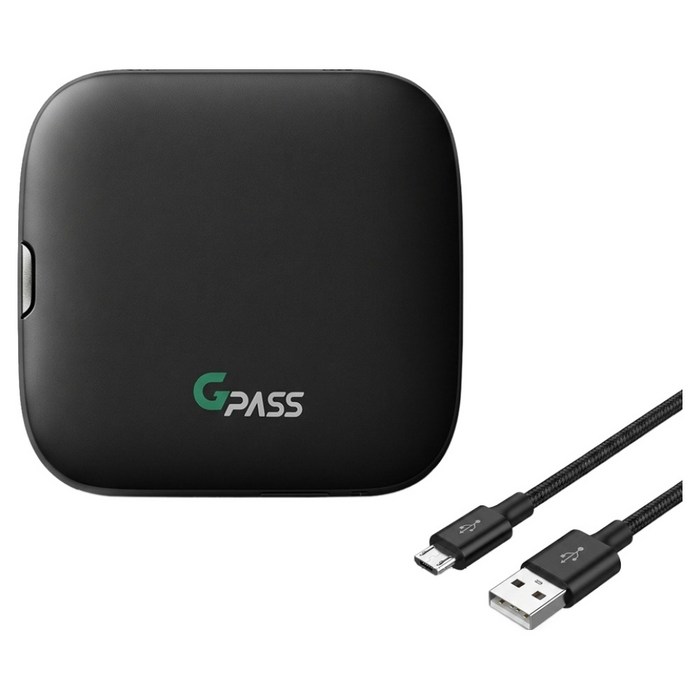 지패스 에어포인트 RF유선 하이패스 단말기 GPASS AP500S, 블랙, 단말기본체 + 양면부착거치대 + 퀵매뉴얼 + 시거잭케이블 + USB케이블