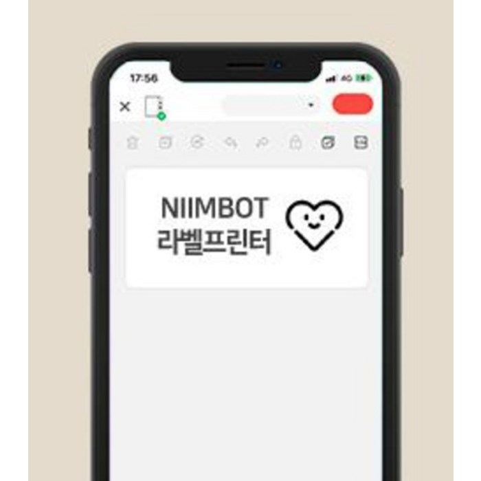 님봇 무선 라벨프린터 D110PRO 후기 분석 - 스타일리시한 측면 디자인