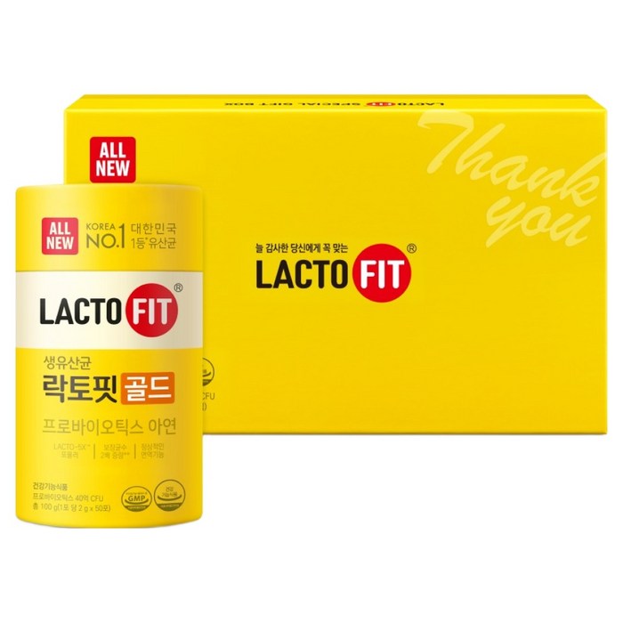 락토핏 골드 유산균 선물세트, 300g, 1개