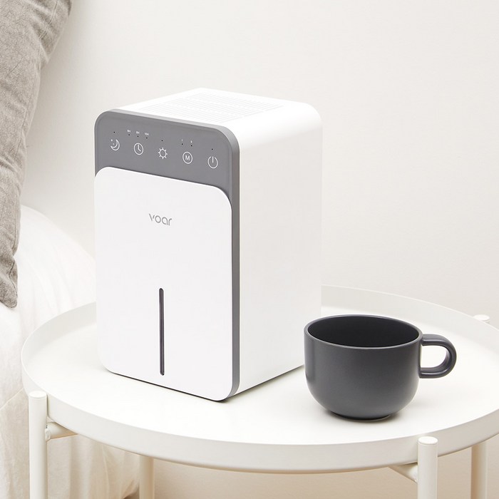 보아르 모아S1200 소형 원룸 욕실 옷장 미니 제습기 280ml, VDE-007WH 후기 분석 - 콤팩트한 사이즈 비교