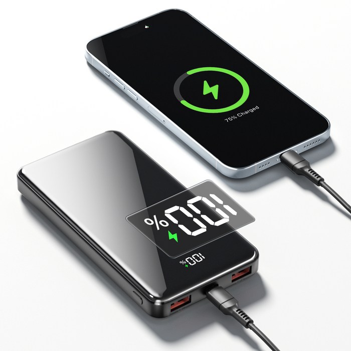 YINTO 고속충전 보조배터리 10000mAh C핀 후기 분석 - 다양한 스마트기기 동시 연동 테스트
