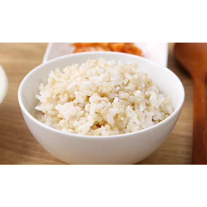 햇반 현미쌀밥, 210g 후기 분석 - 조리 전 간편한 패키징 모습