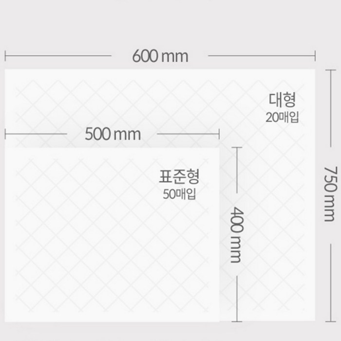 바잇미 보솜 배변패드 표준형 무향, 50개입 후기 분석 - 깔끔한 마감 이미지