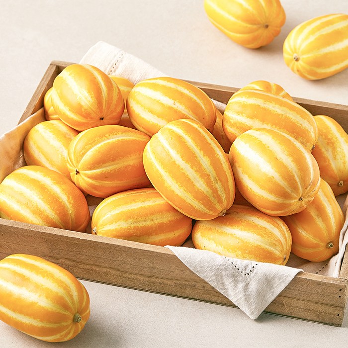 성주 가정용 실속 참외, 5kg 후기 분석 - 노란 빛깔이 선명한 참외 근접샷