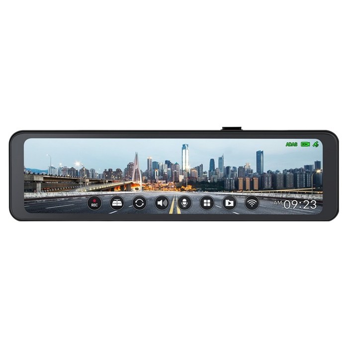 파인뷰 전후방 QHD FHD 2채널 룸미러 블랙박스 R5 POWER, 32GB 후기 분석 - 실시간 룸미러 화면 연동 예시