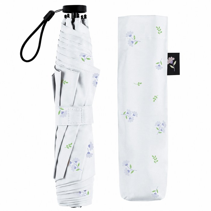 코멧 자외선(UV) 차단 초경량 카본 3단 우양산