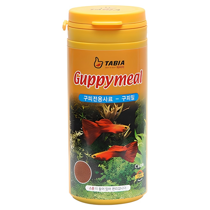 Tavia Guppy Meal Ornamental Fish Feed, 120ml, 1 Piece