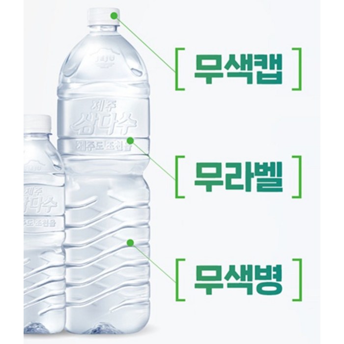 제주삼다수 그린 무라벨, 500ml 후기 분석 - 실생활 보관 모습