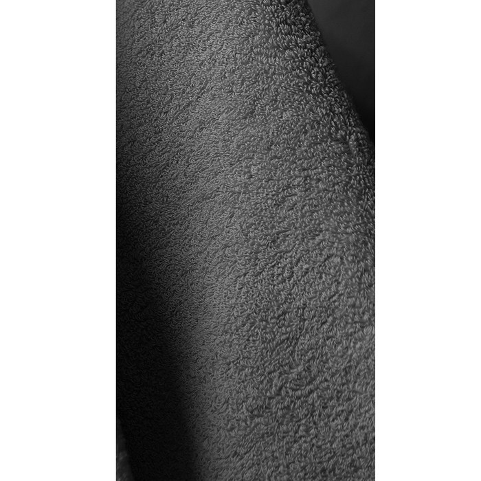 코튼하모니 호텔수건 200g 40수 코마사, 오닉스그레이 후기 분석 - 촘촘한 섬유 조직 근접샷